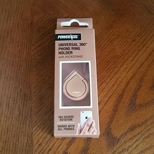 NEW universal 360° phone rings holder  with kickst